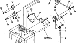 Лист 205-54-72210 Komatsu
