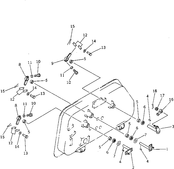 Рычаг 144-78-14310 Komatsu