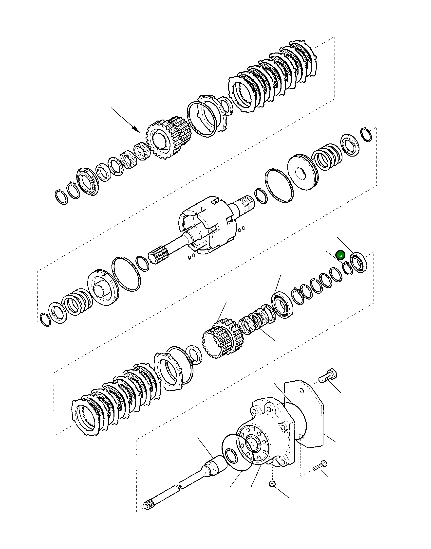 Подшипник CAO025735 Komatsu