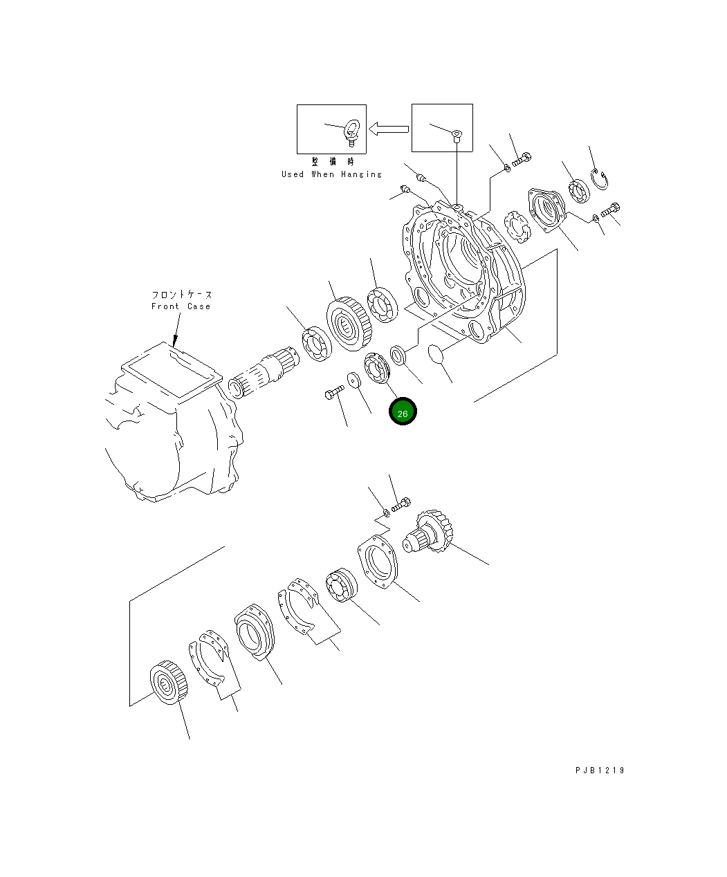 Подшипник 154-15-39111 Komatsu