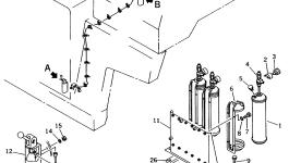 Кронштейн 561-95-62550 Komatsu
