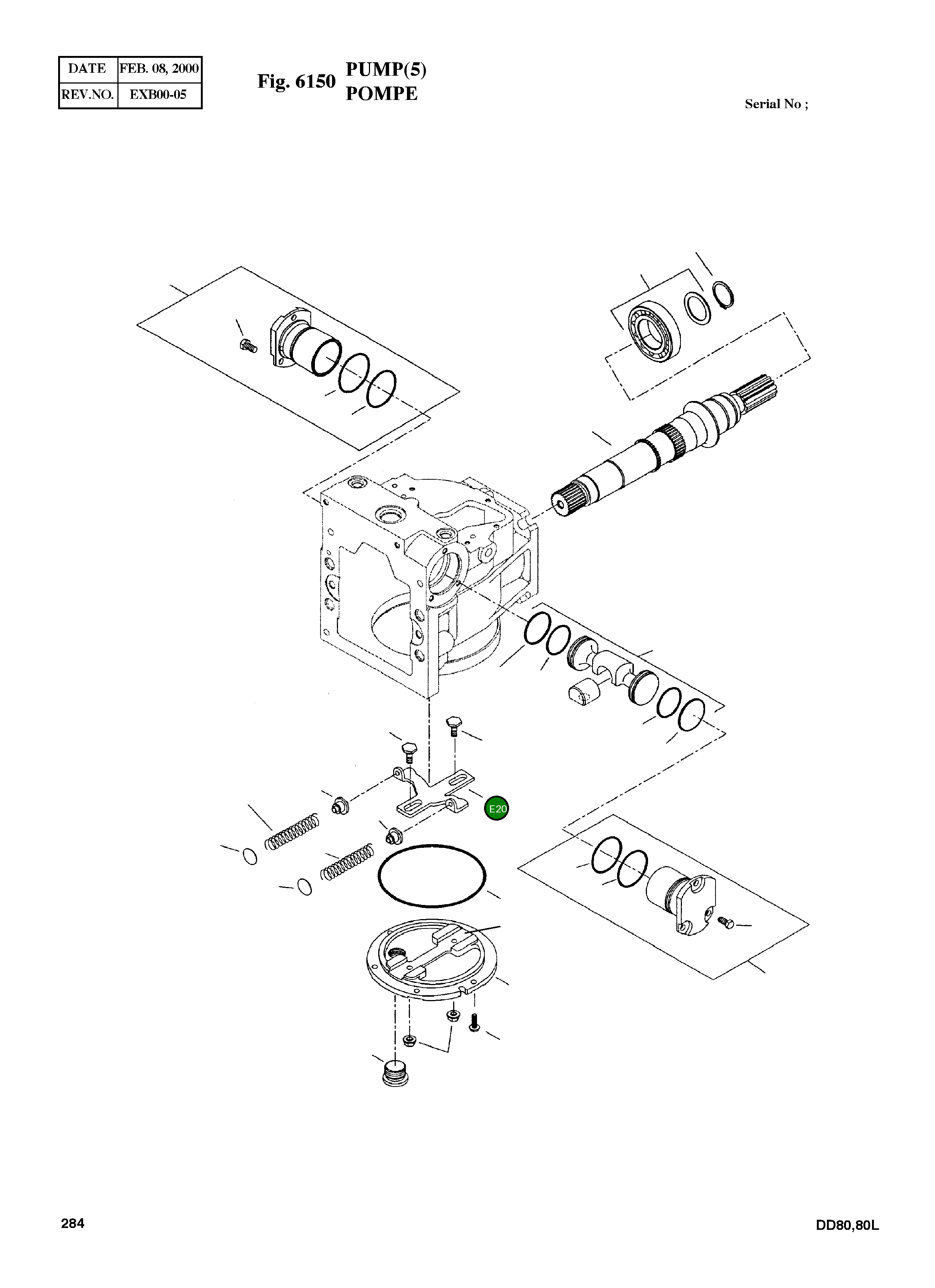 Рычаг 8000094 Komatsu