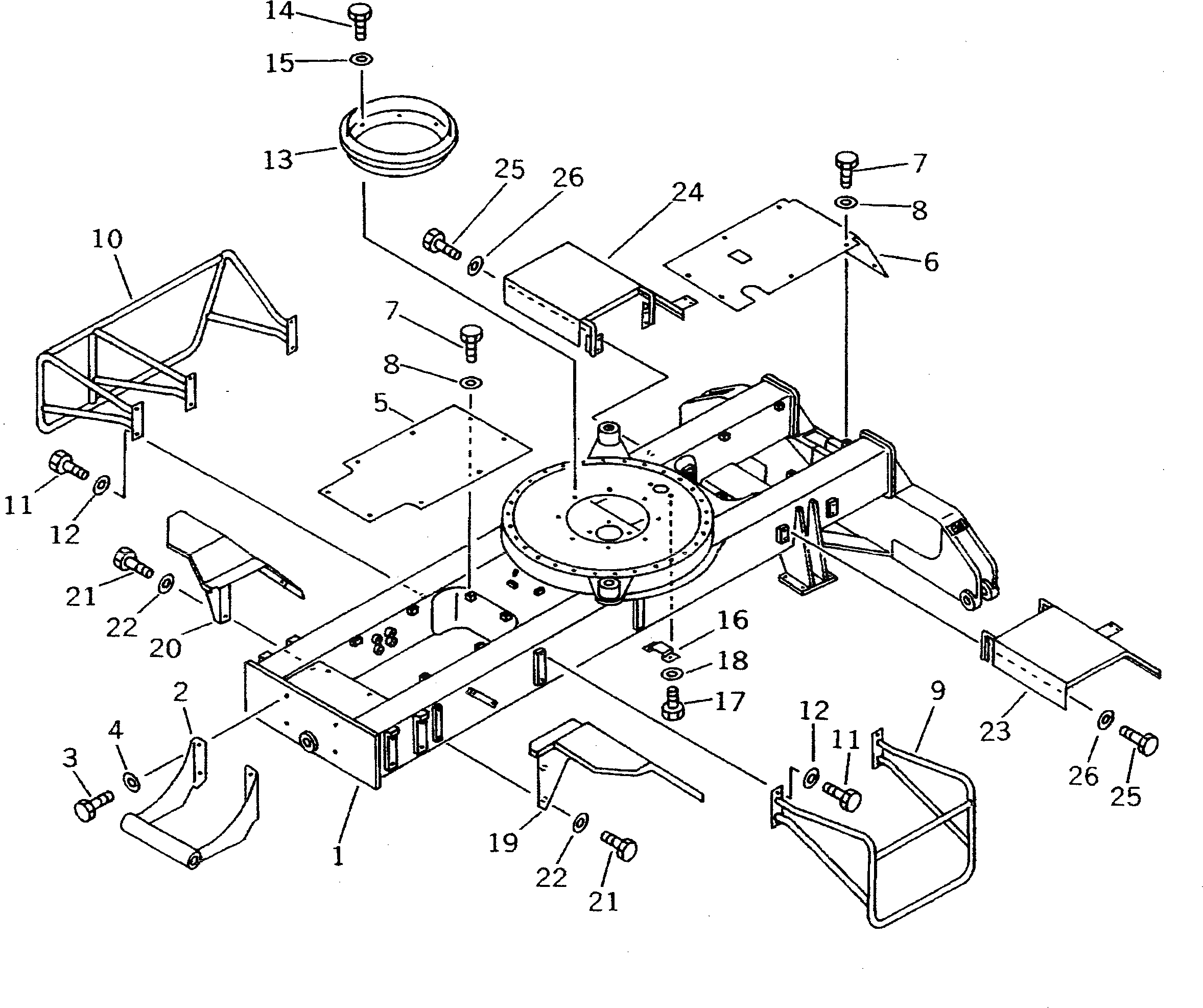 Крышка 20D-47-41251 Komatsu