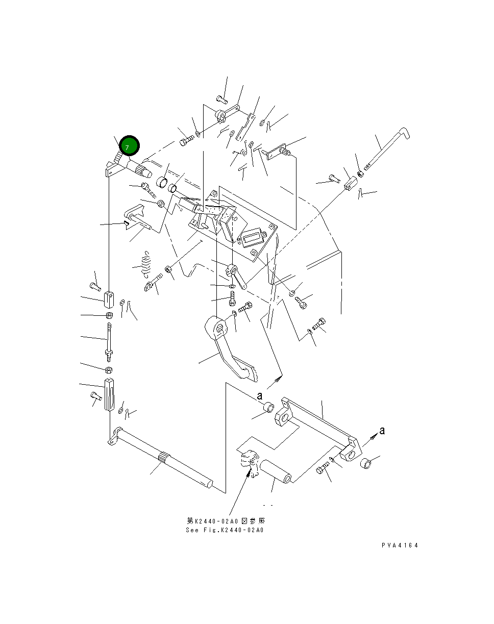 Рычаг 114-43-44220 Komatsu