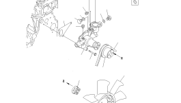 Крышка YM129350-49530 Komatsu