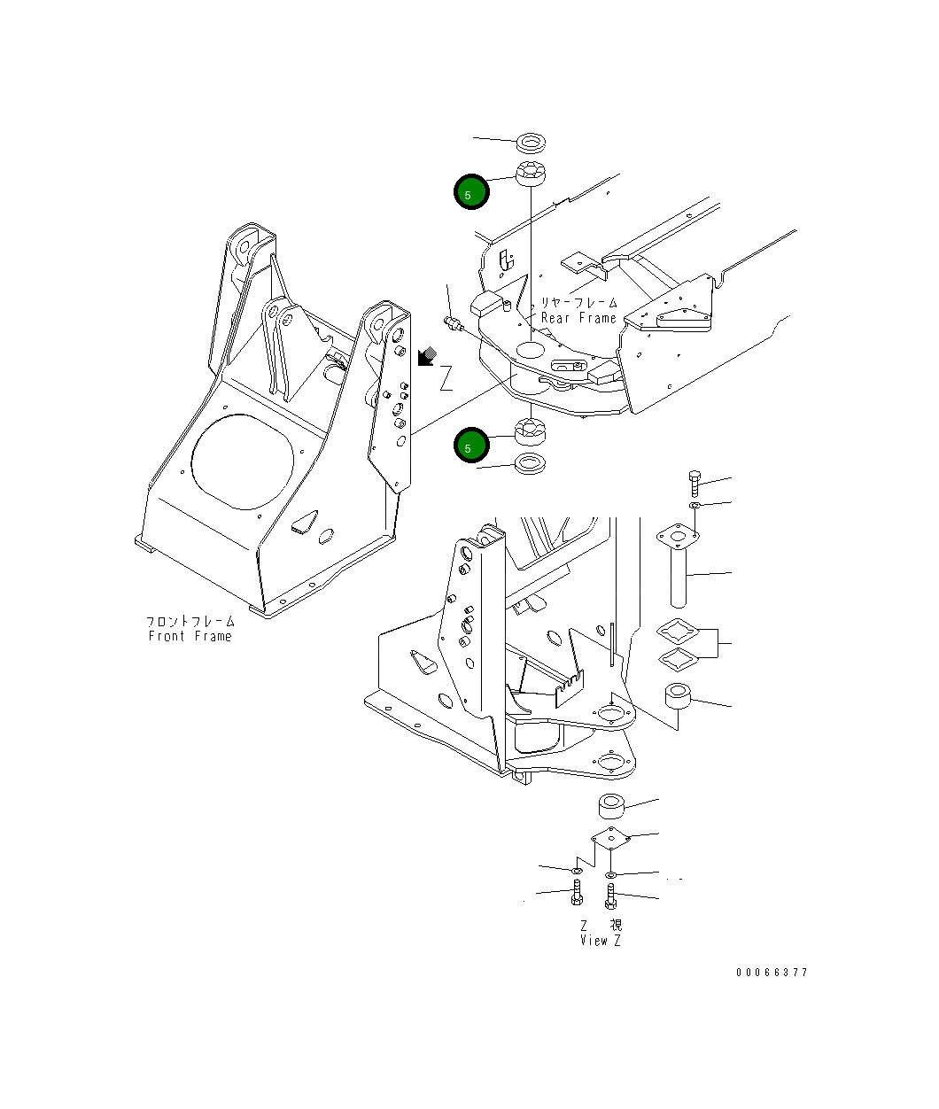 Подшипник 361-46-23130 Komatsu