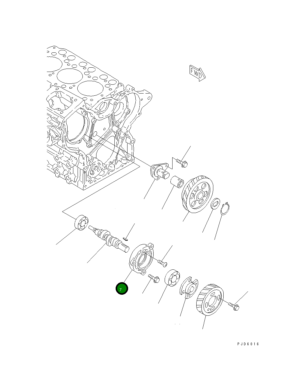 Подшипник 454-749 Komatsu