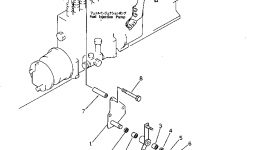 Кронштейн 6150-71-7110 Komatsu