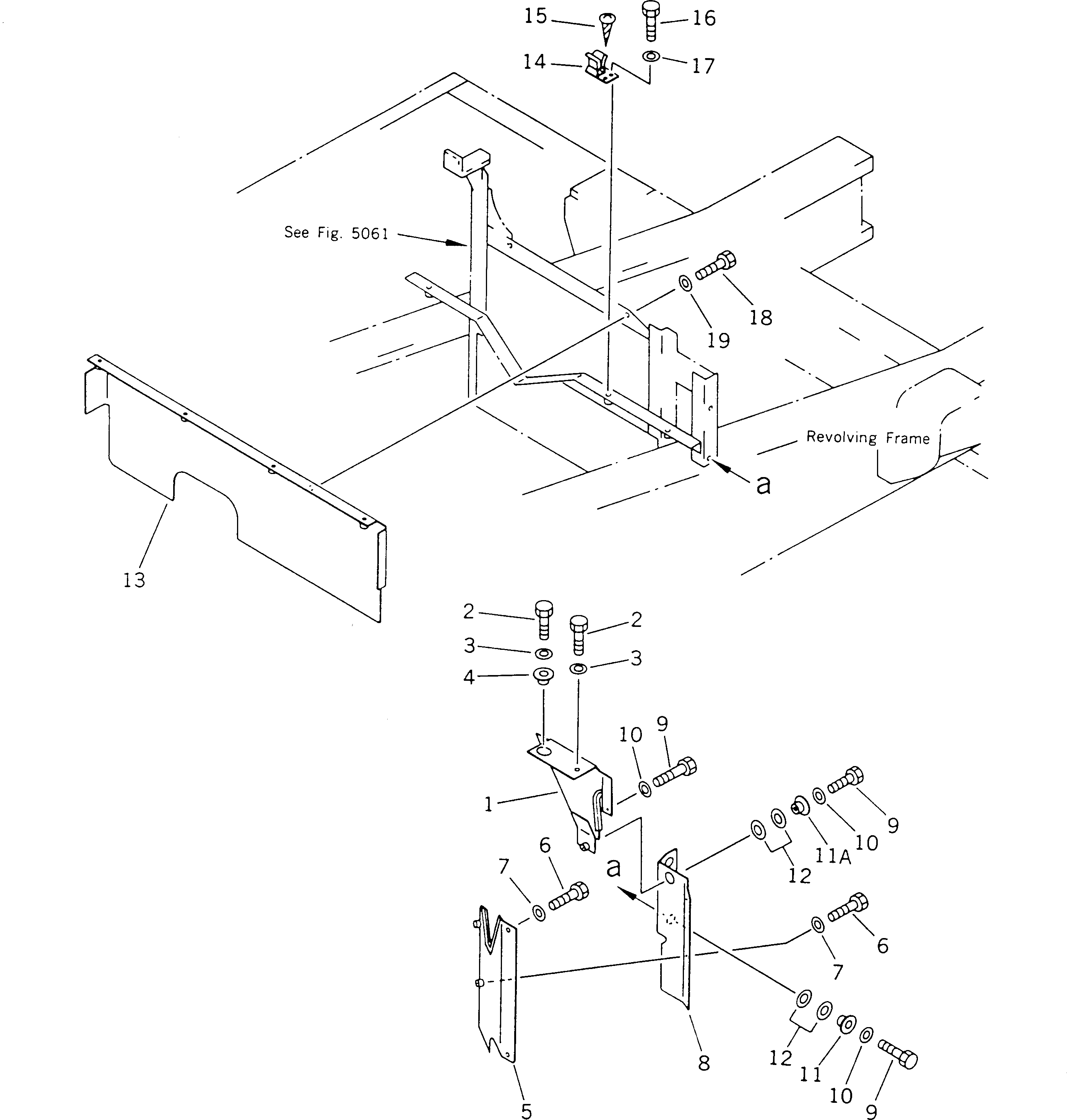 Крышка 208-54-51931 Komatsu