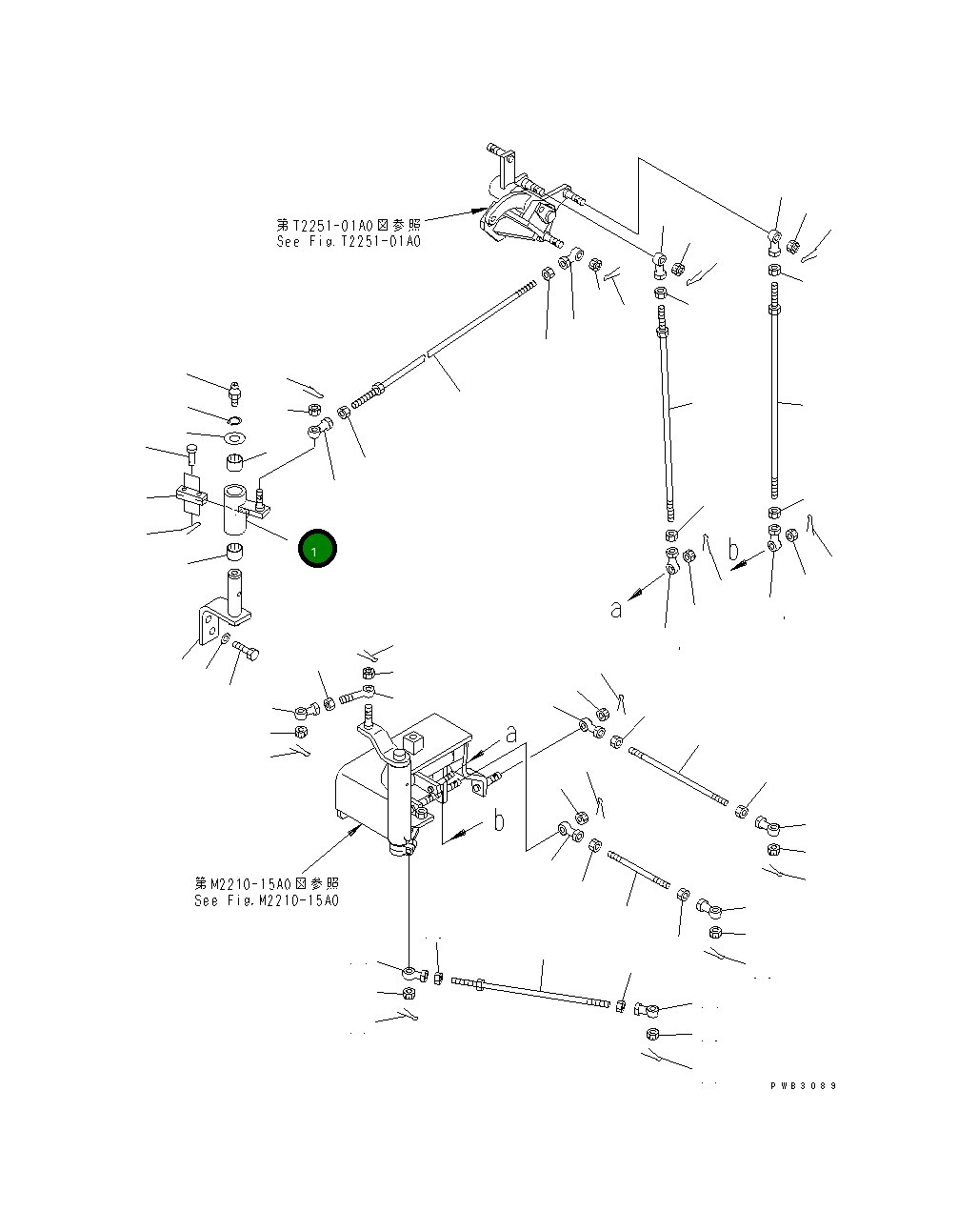 Рычаг 156-76-31440 Komatsu