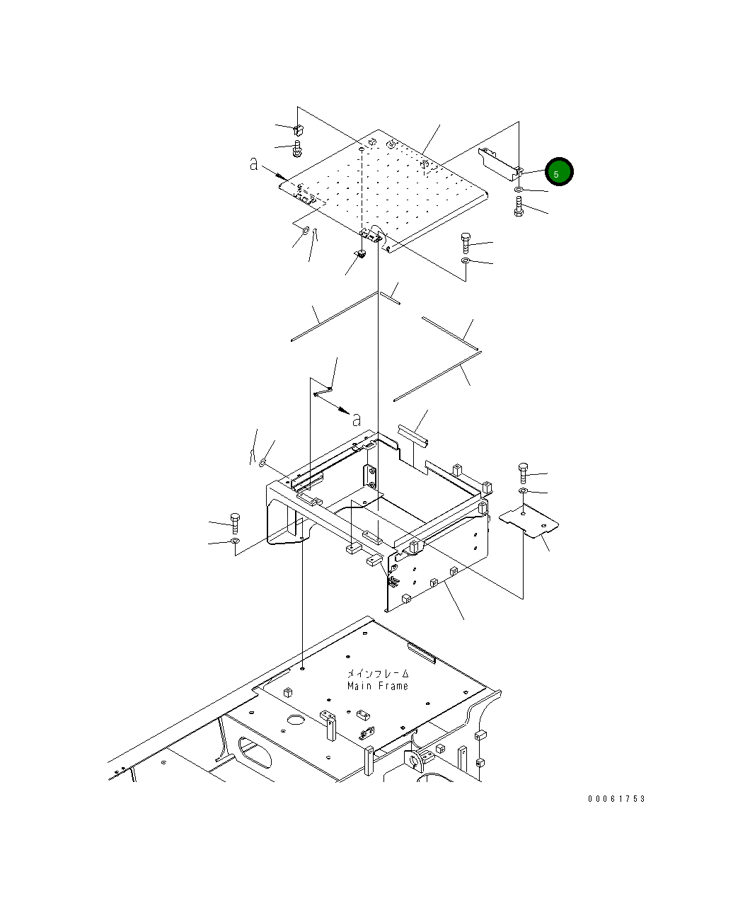 Крышка 8234-54-2760  Komatsu