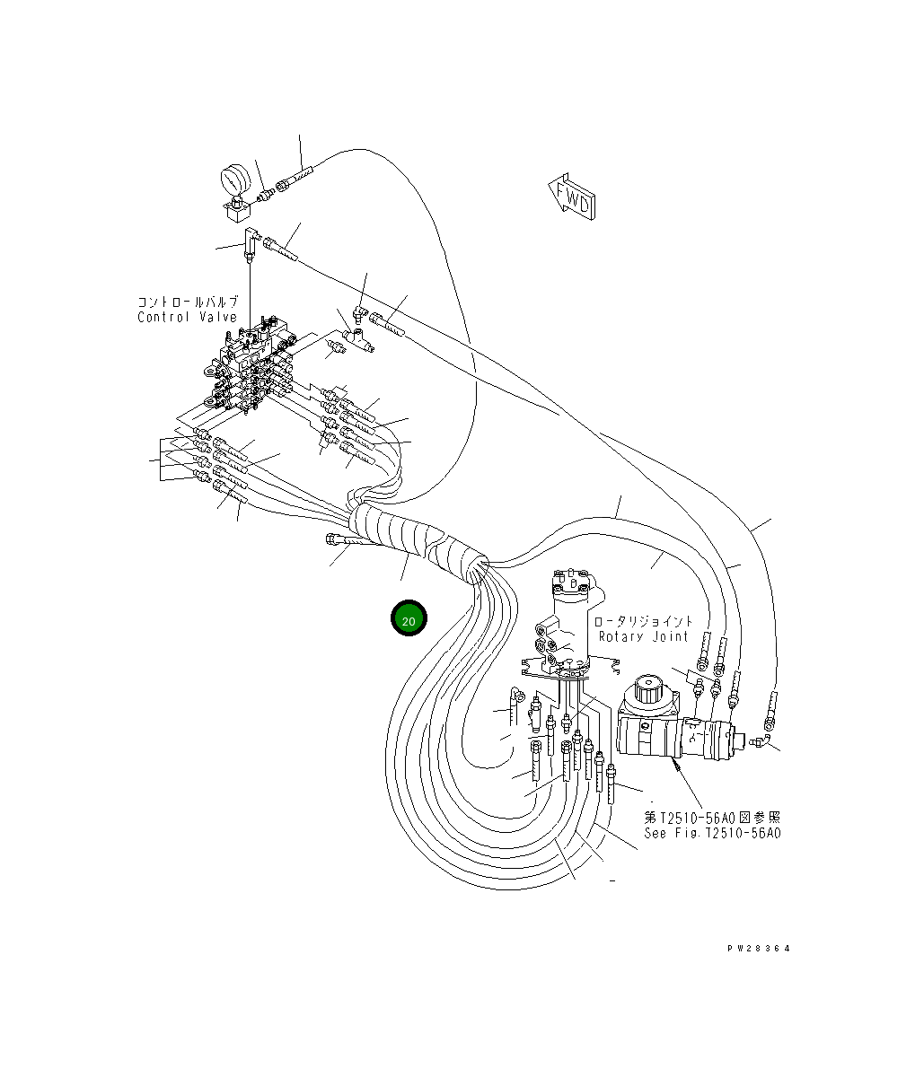 Крышка MH355-4457200 Komatsu