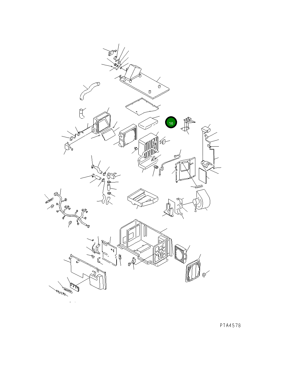 Крышка TW7024-0060 Komatsu