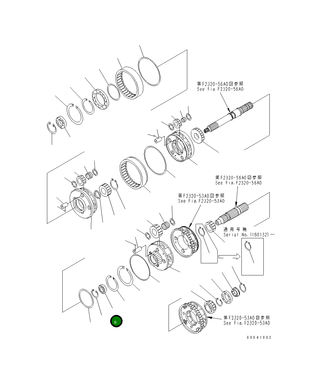 Подшипник 17A-15-39310 Komatsu