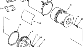 Крышка 6140-81-7220  Komatsu