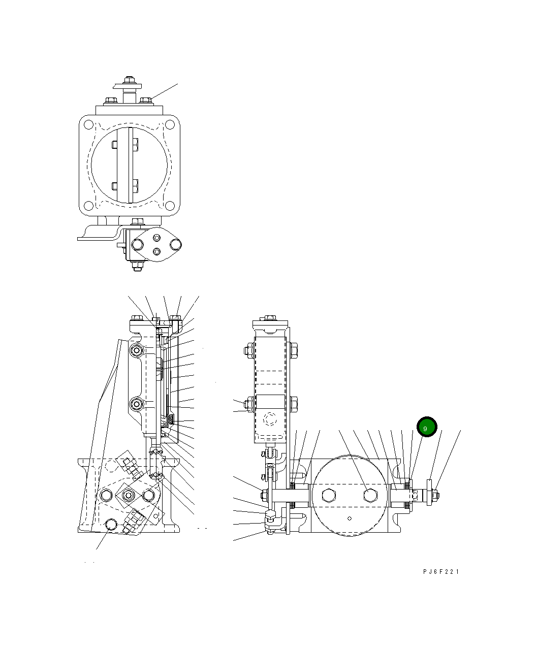 Крышка JK281-20540 Komatsu