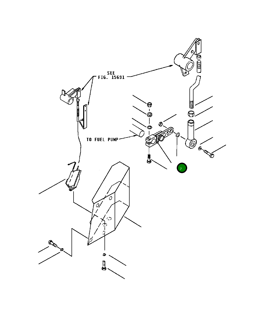Рычаг 581-43-11771 Komatsu