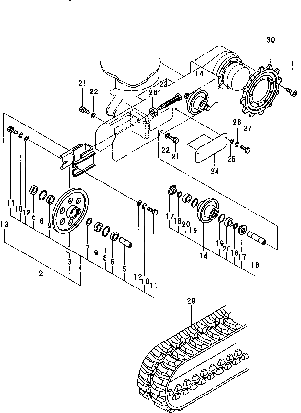 Крышка YM17215737760K  Komatsu