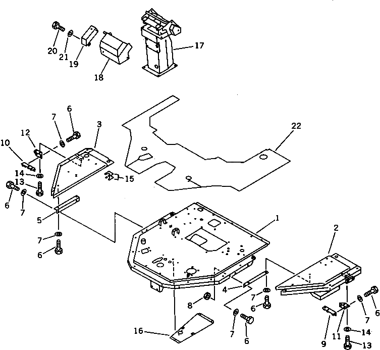 Крышка 419-944-1370  Komatsu