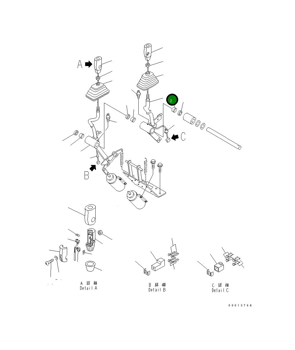 Рычаг 426-43-28121 Komatsu