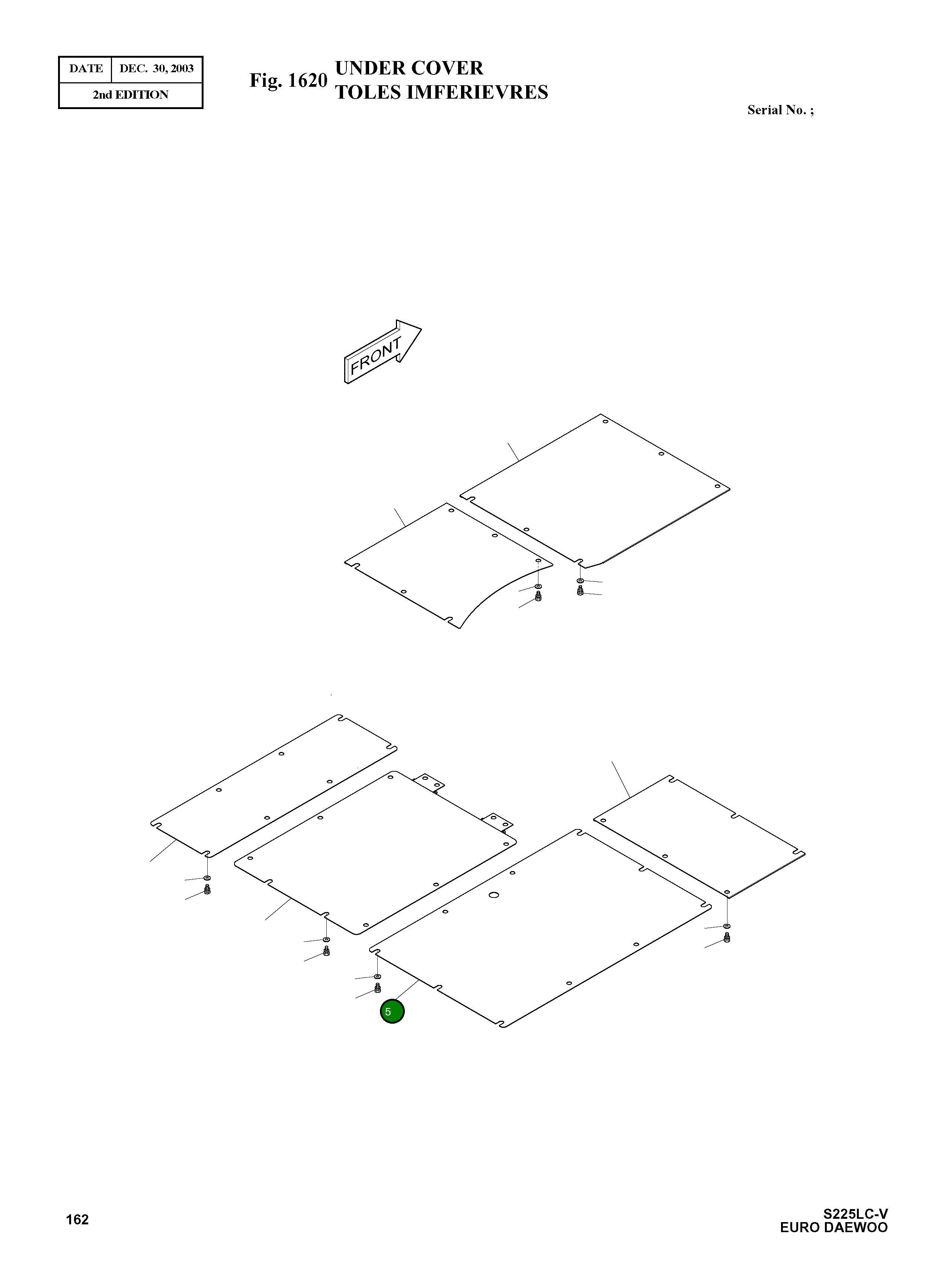 Крышка 621-01886C  Komatsu