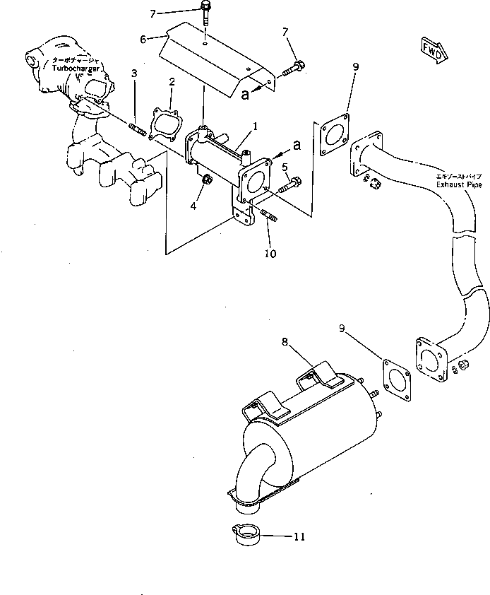 Крышка YM129137-13410  Komatsu