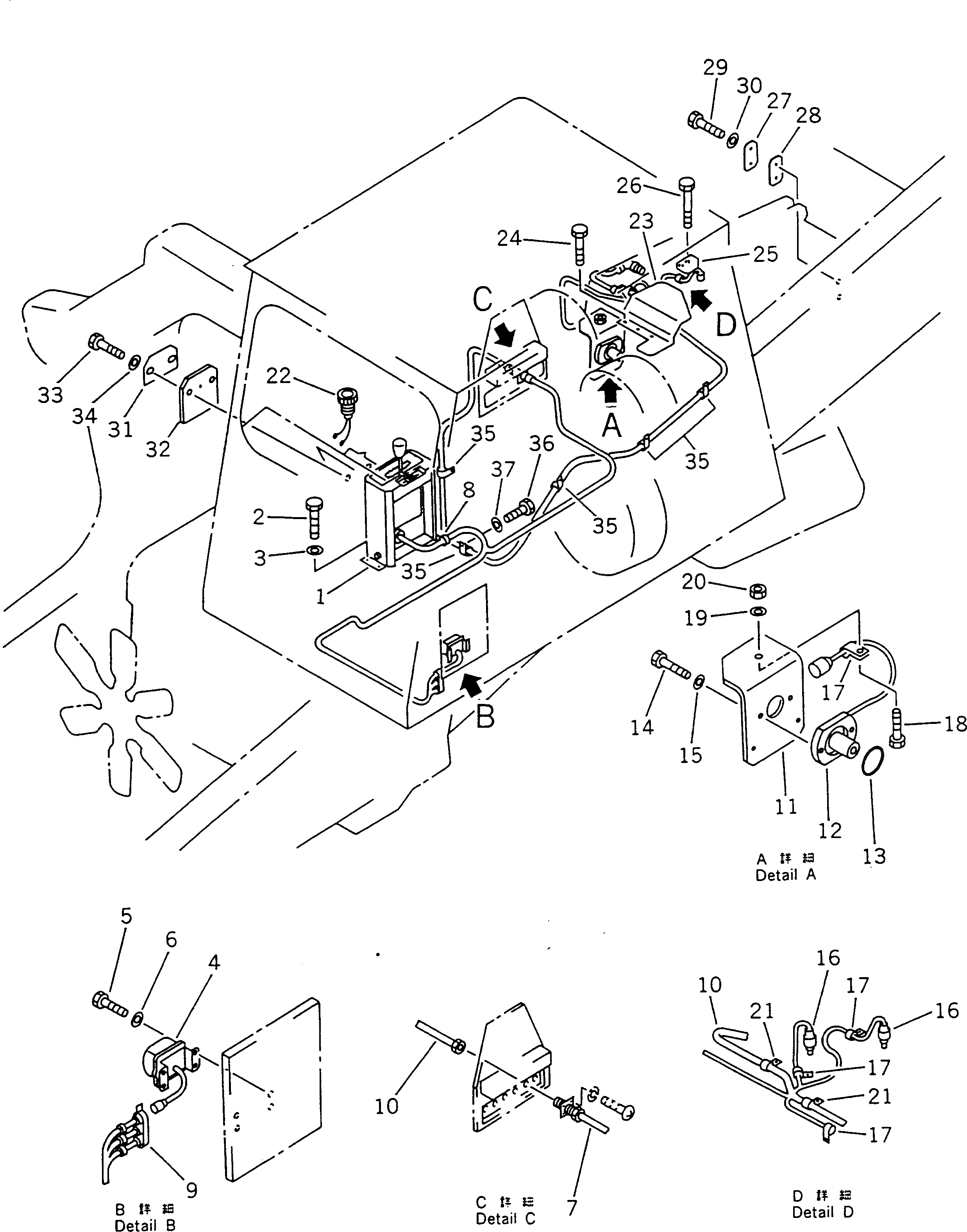 Крышка 569-43-36310  Komatsu