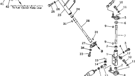 Кронштейн 19M-43-14260 Komatsu