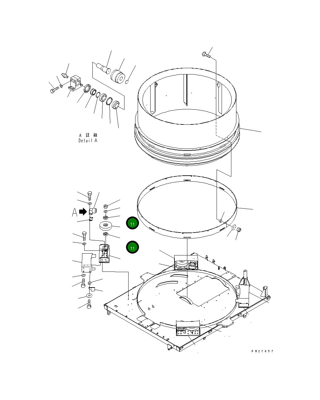 Подшипник 06304-06310 Komatsu