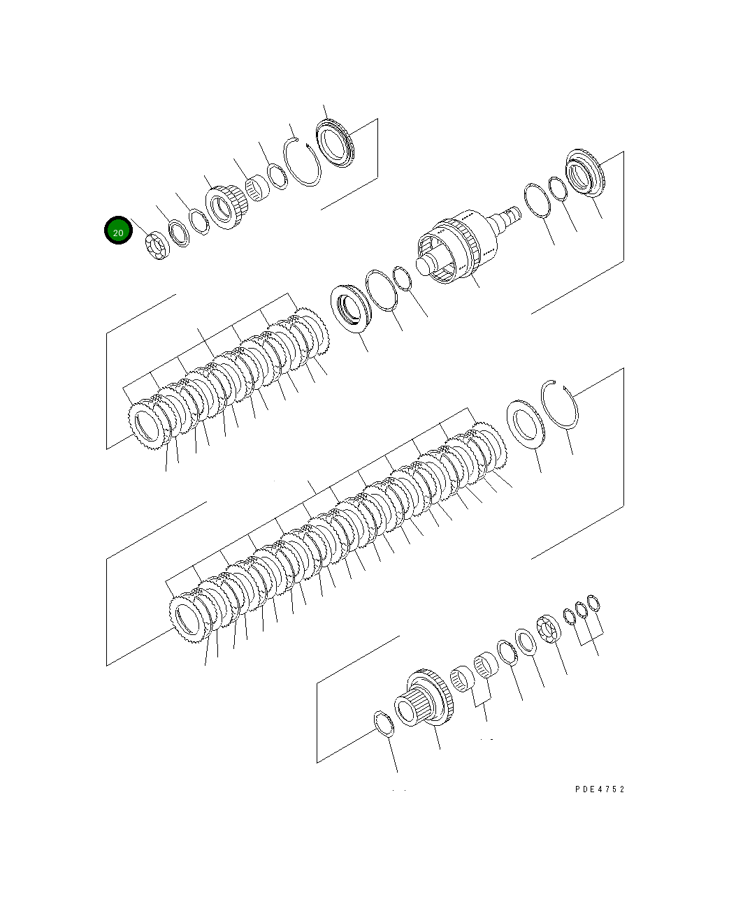 Подшипник 06043-00315 Komatsu