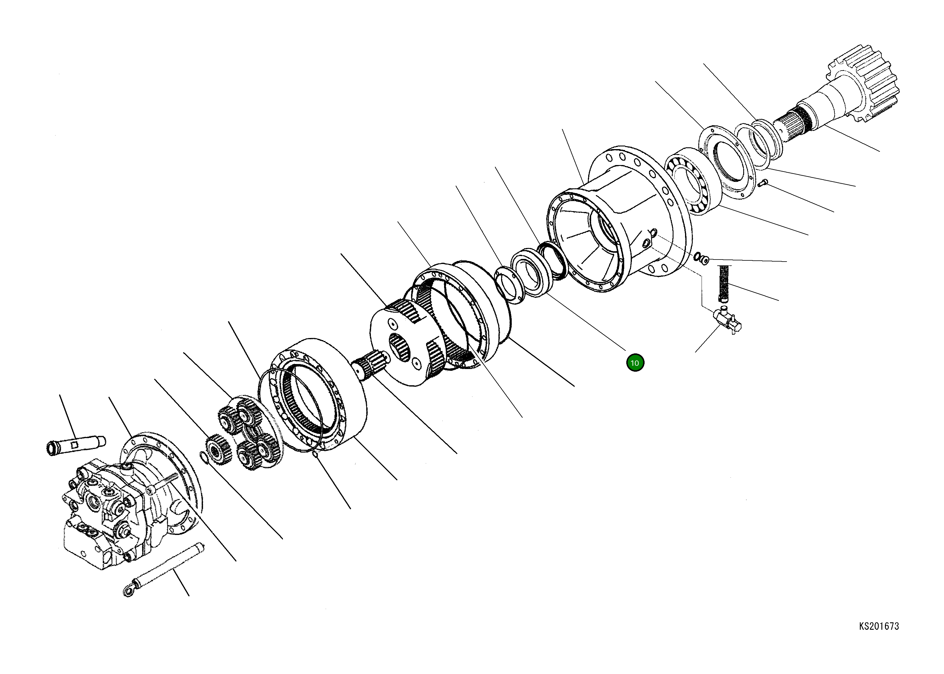 Подшипник 20J2632240 Komatsu