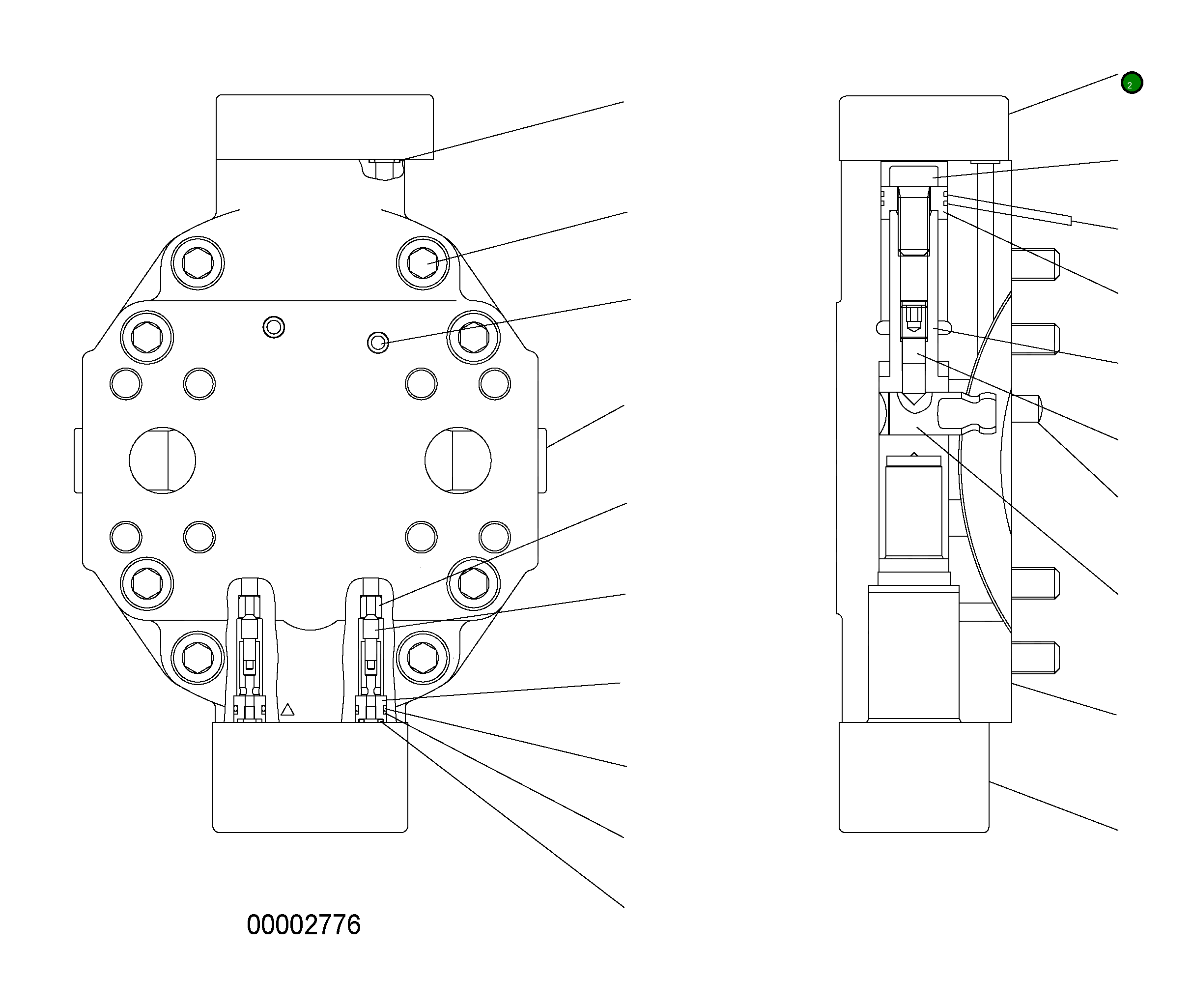 Крышка UC4096037643  Komatsu