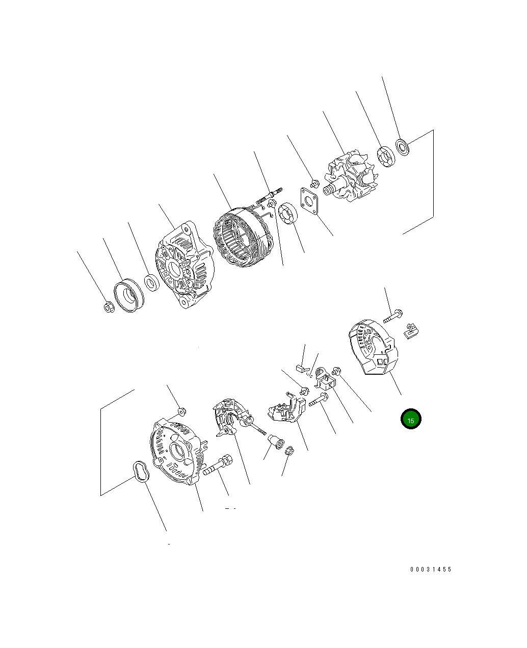Крышка KT16678-6423-0 Komatsu