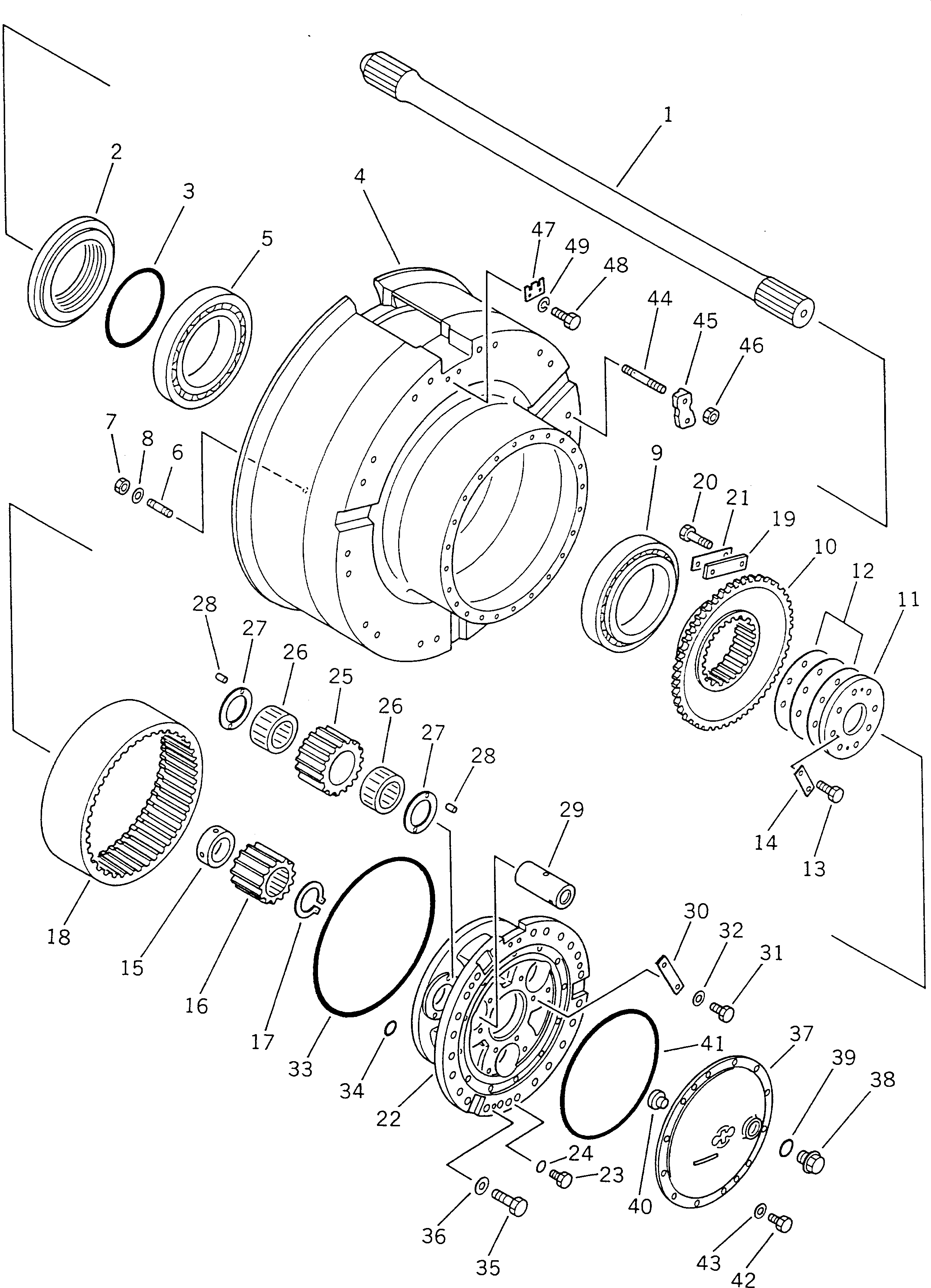 Крышка 566-22-42641  Komatsu