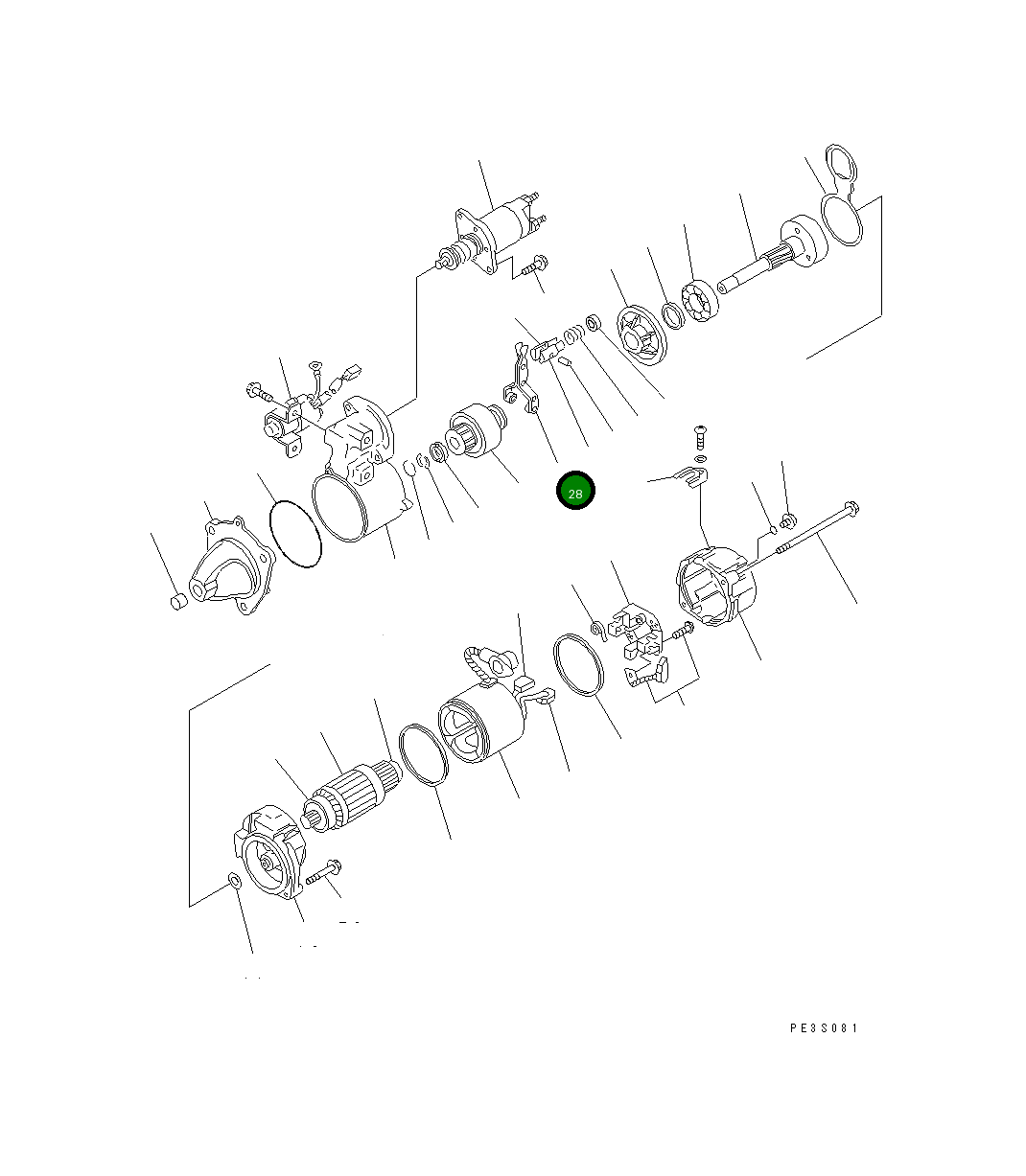 Рычаг SD1372-04000X0 Komatsu
