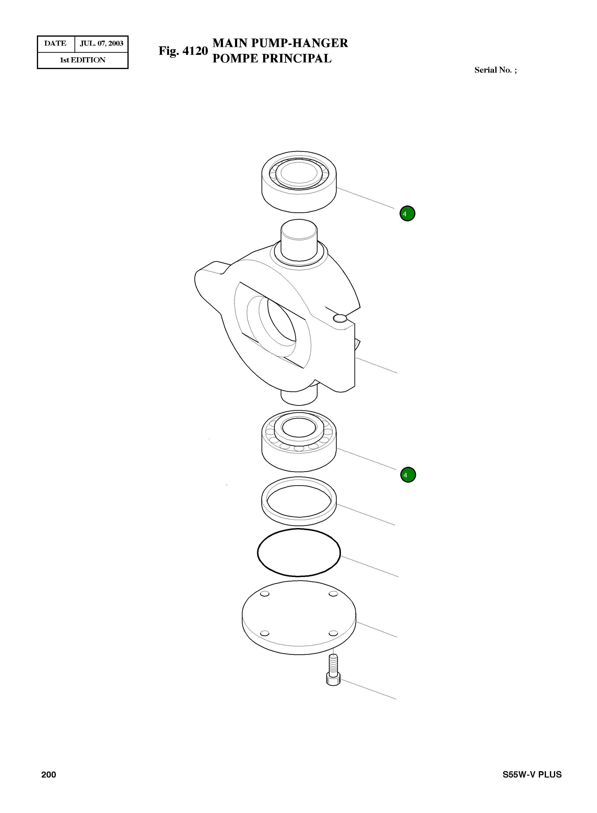Подшипник 1100128975 Komatsu