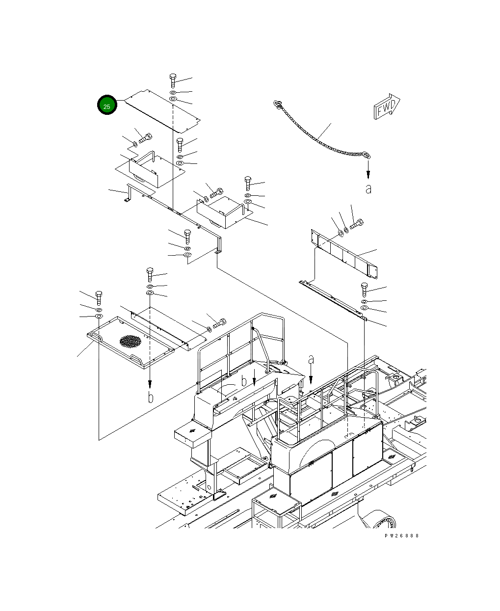Крышка 8248-54-1891  Komatsu