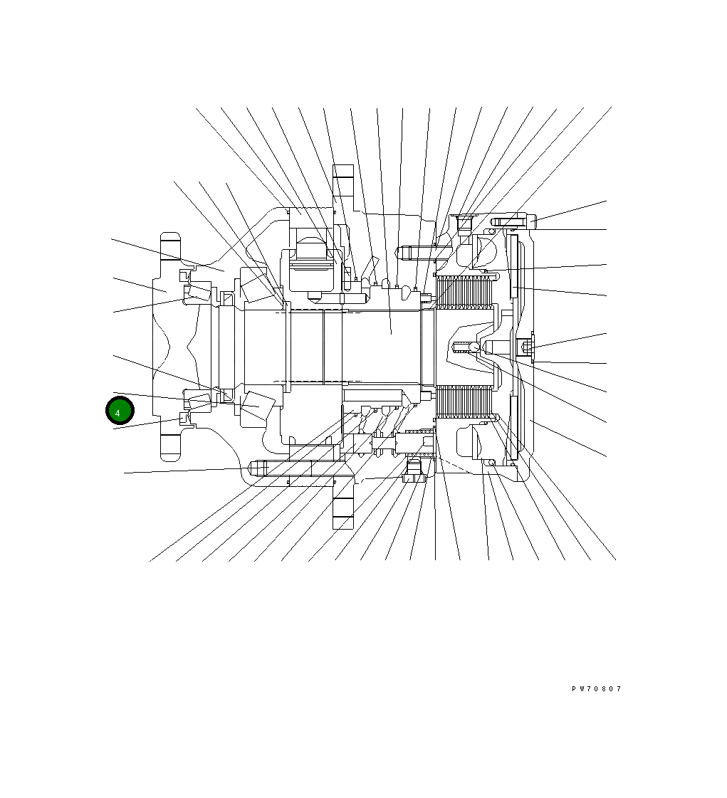 Подшипник 258-81-51140 Komatsu