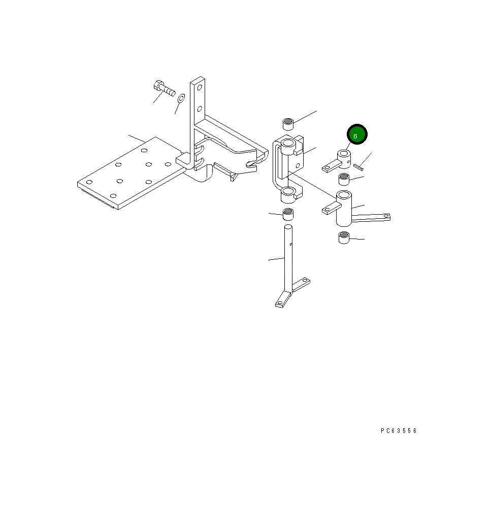 Рычаг 20P-43-81230 Komatsu