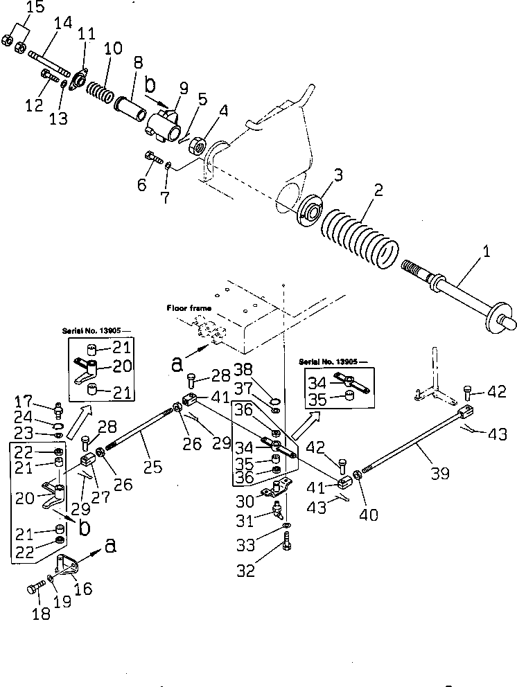 Рычаг 196-76-16151 Komatsu