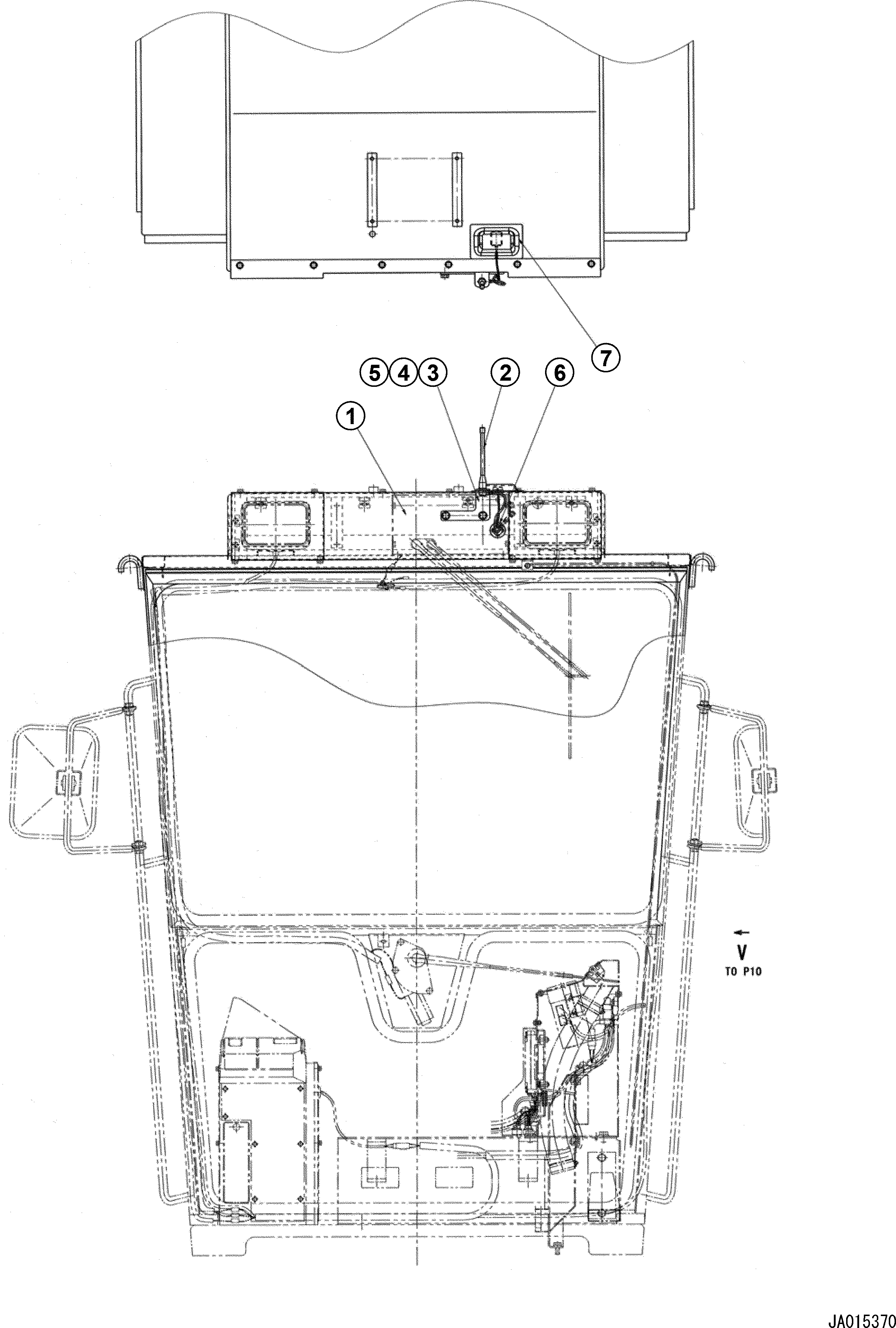 Крышка 235-54-11120 Komatsu