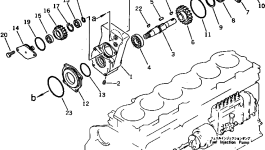 Крышка 6151-81-3830  Komatsu