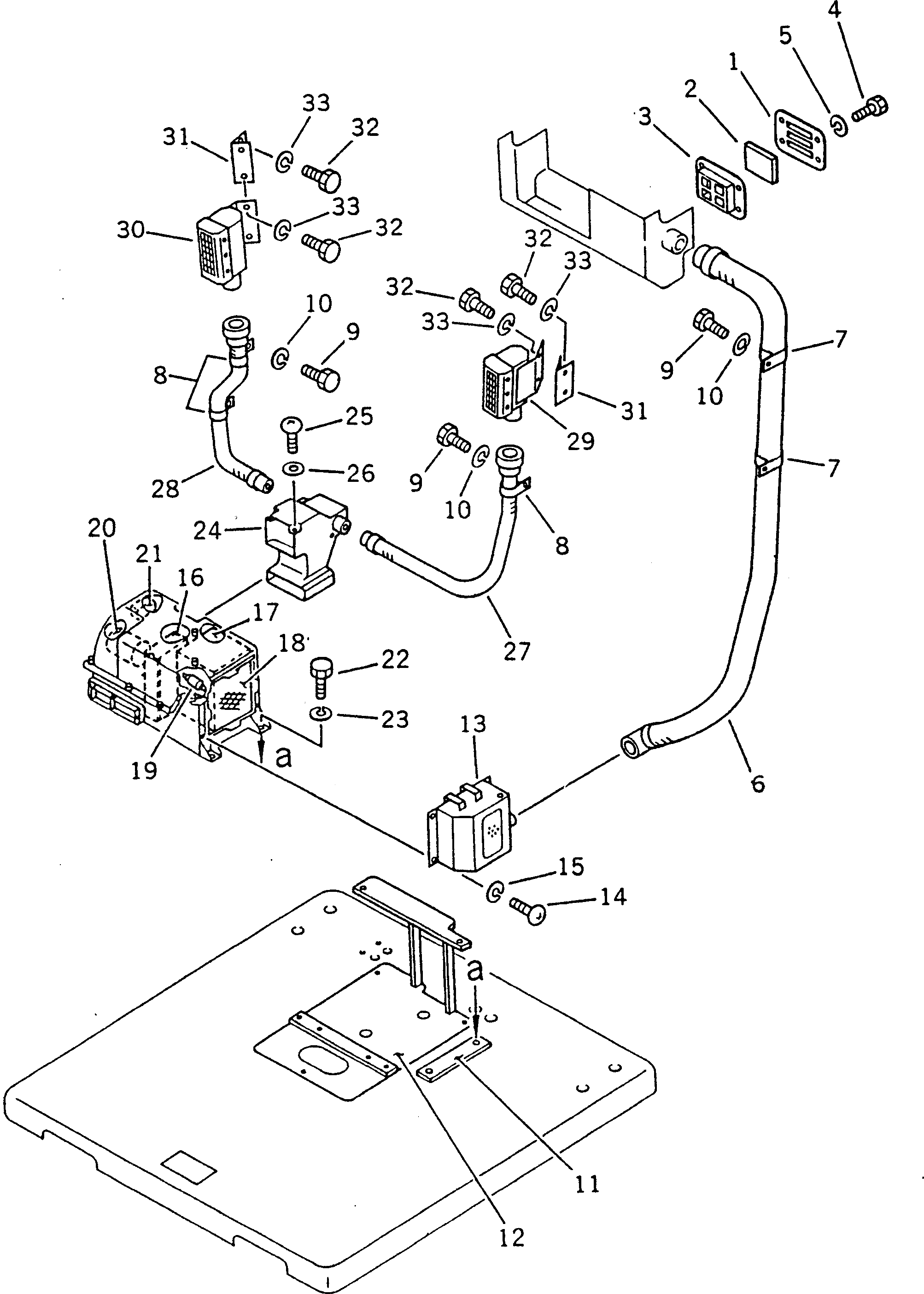 Крышка 232-809-7820  Komatsu