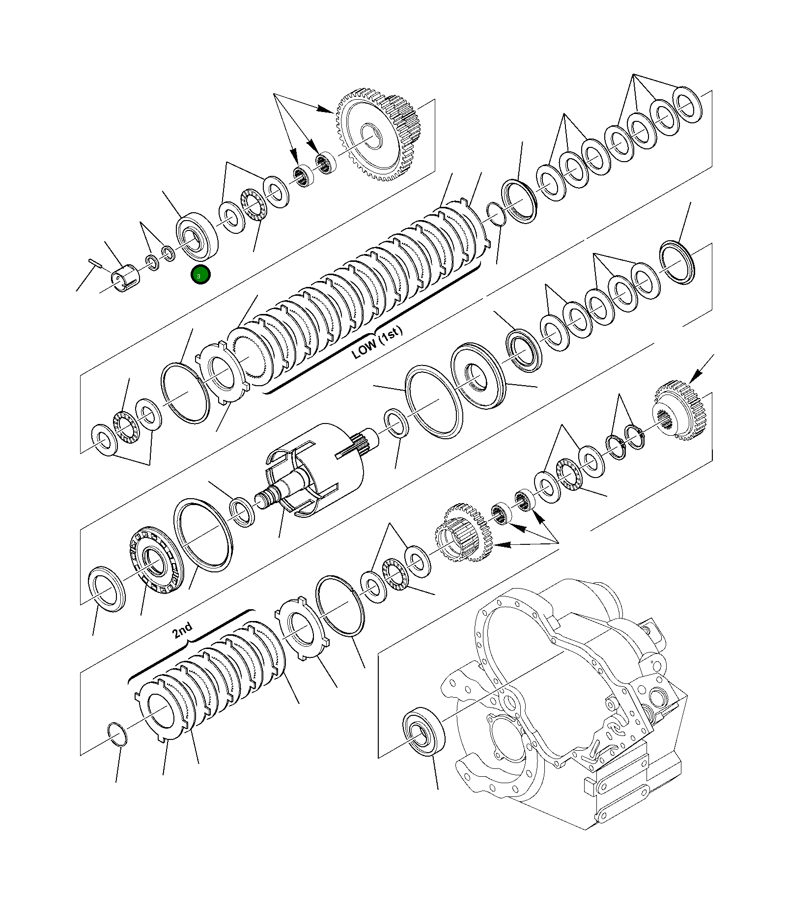 Подшипник CK4204928  Komatsu