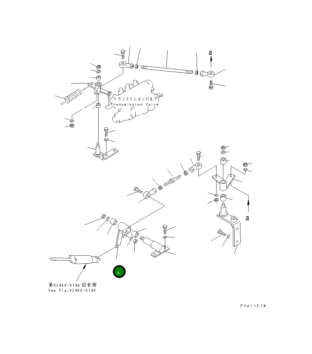 Рычаг 113-43-43120 Komatsu