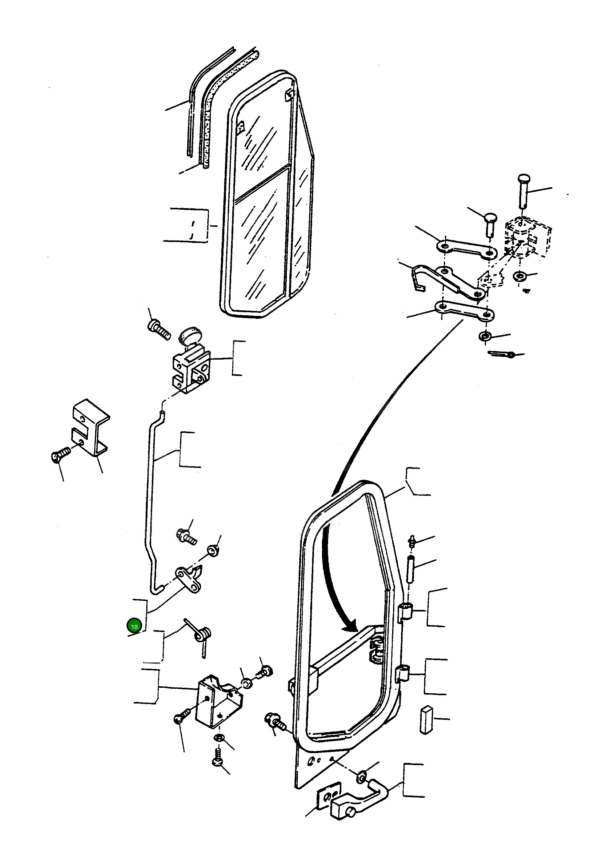 Рычаг 4201722M91 Komatsu
