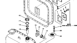 Прокладка 124-60-21161 Komatsu