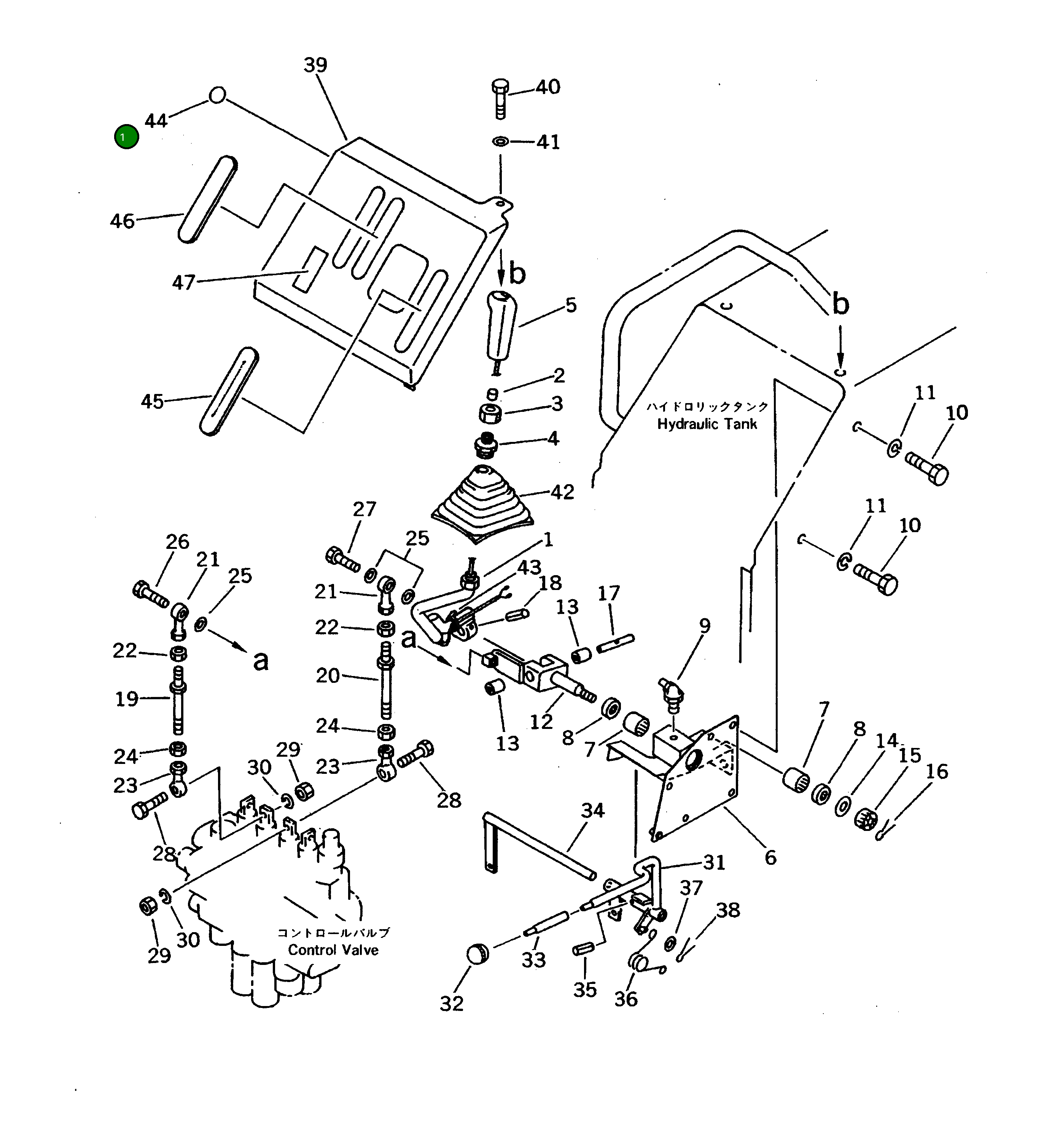 Рычаг 114-43-48321 Komatsu