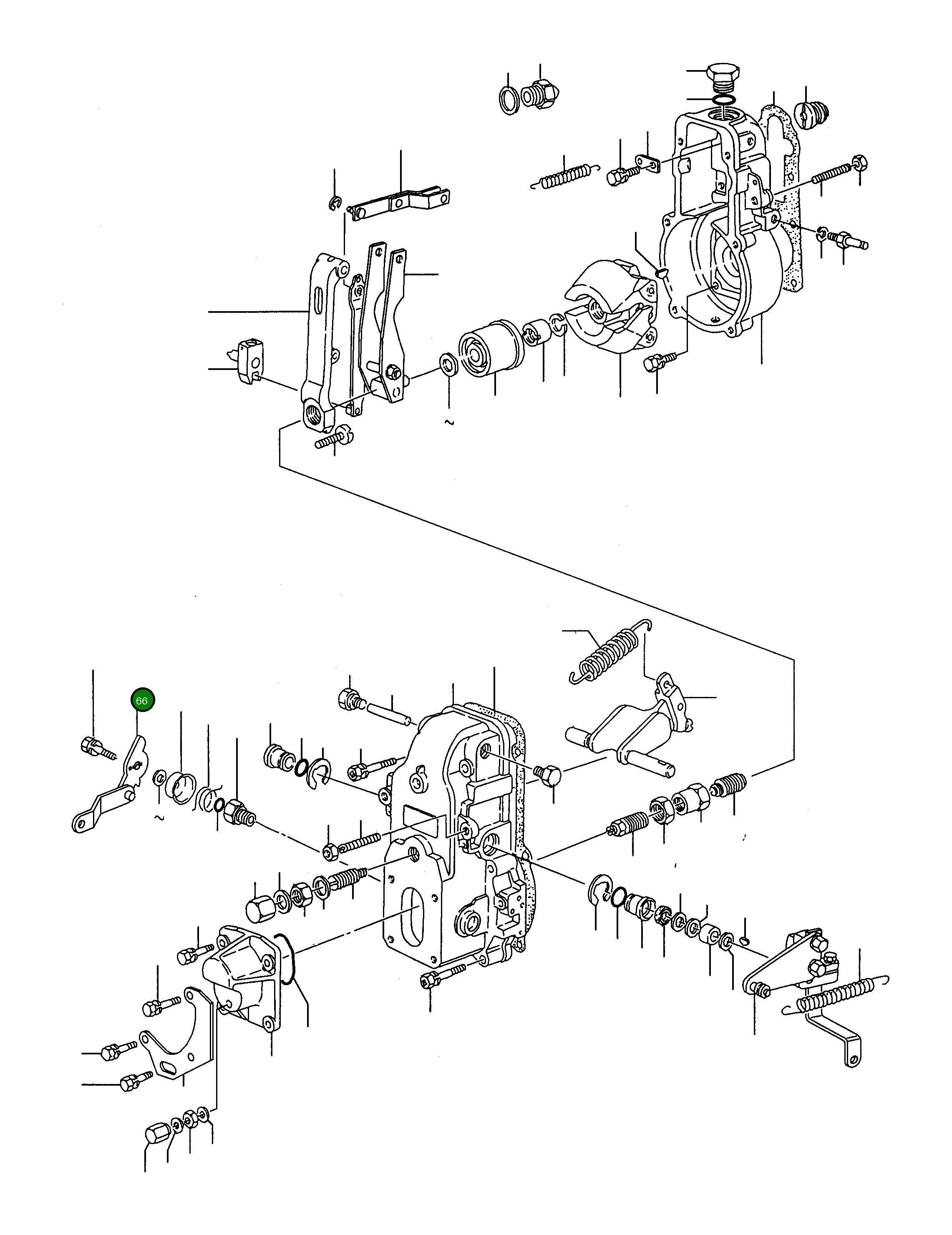 Рычаг YMX1543829320 Komatsu