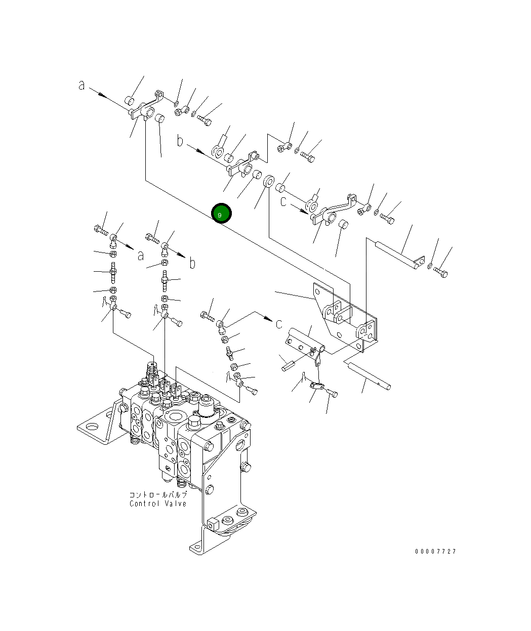 Рычаг 134-43-64130 Komatsu